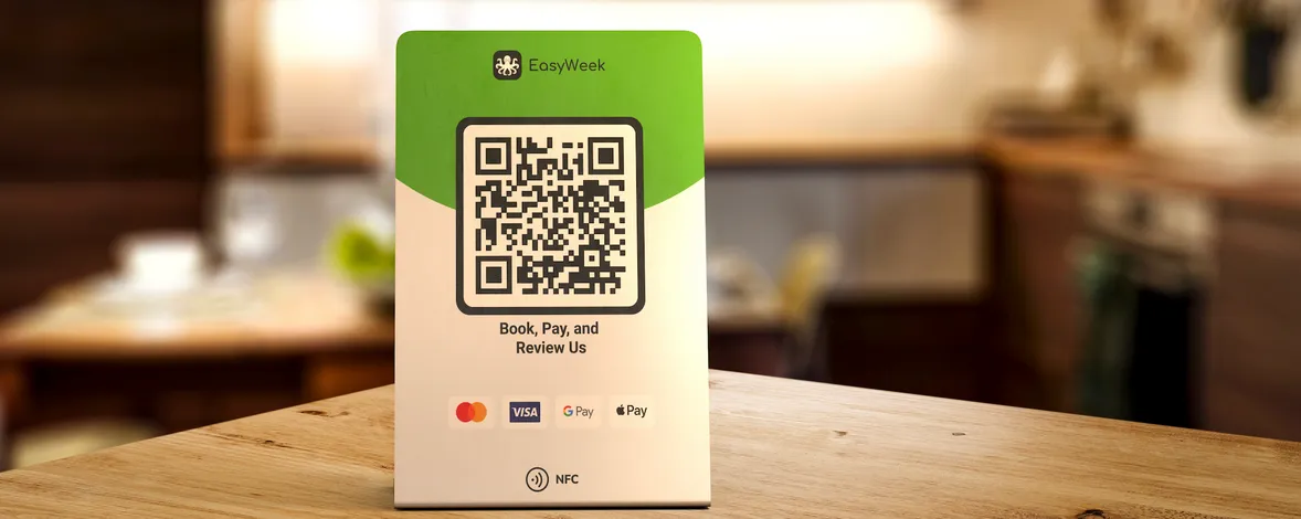 Стенд с куаркодом и NFC
