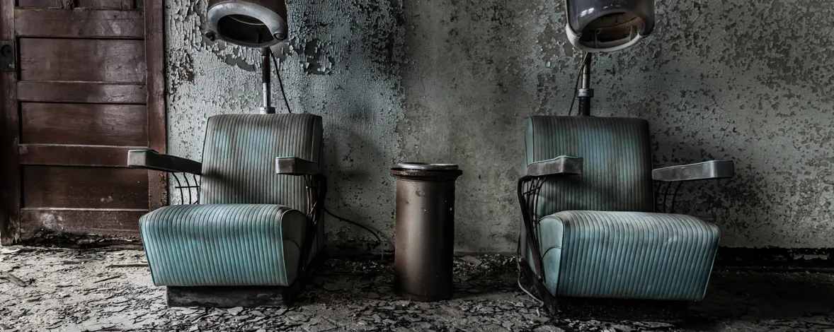The interior design of the barbershops