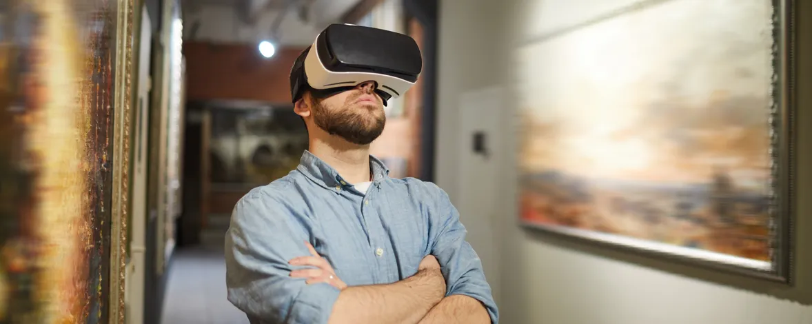 Eröffnung einer VR-Kunstgalerie