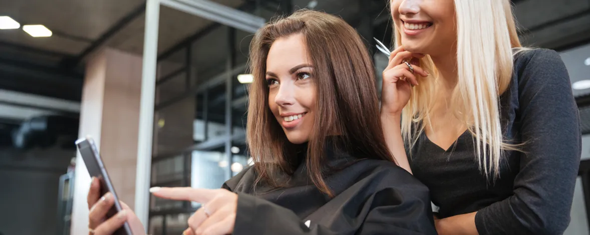 Creating a website with online booking for your hair salon
