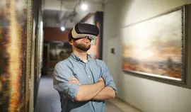 Eröffnung einer VR-Kunstgalerie