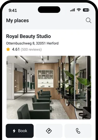 Скріншот клієнтського додатку EasyWeek