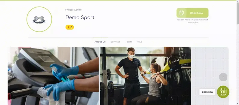 Website für Sportgeschäfte von EasyWeek Software