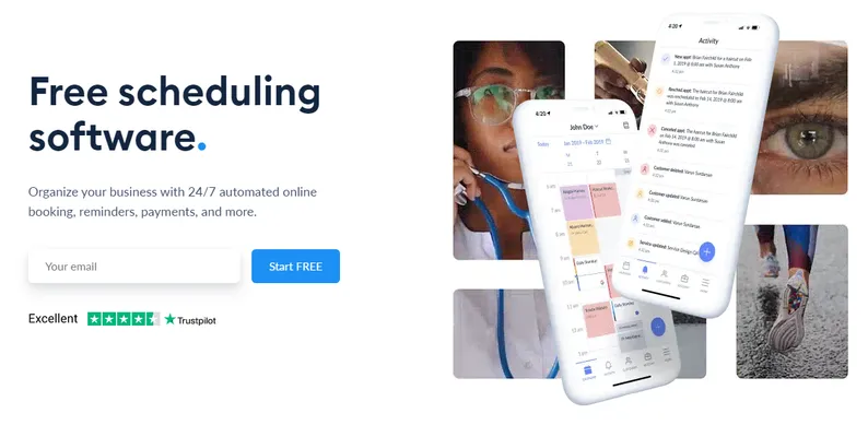 Setmore scheduling Software