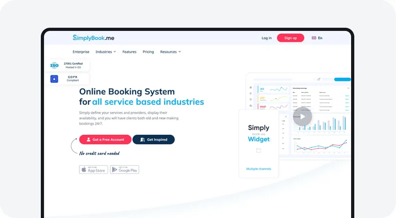 SimplyBook.Me booking scheduler