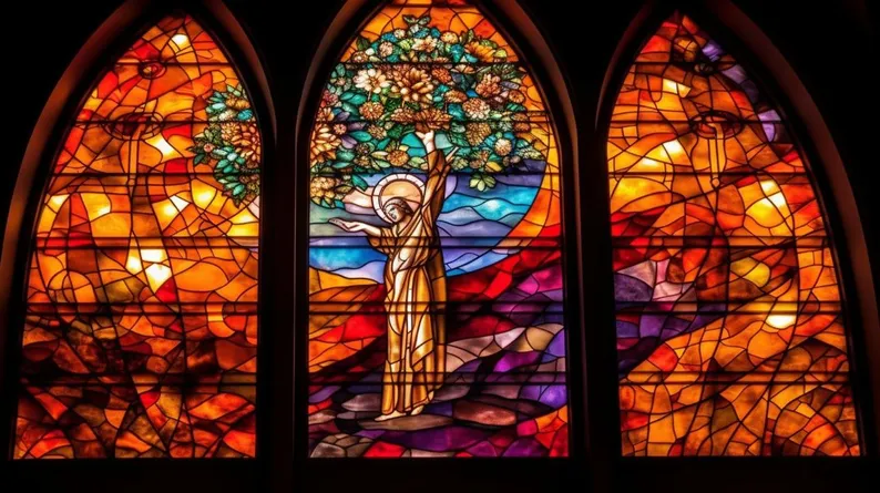Church stained-glass windows