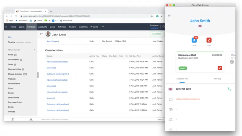 Zoho appointment scheduling software