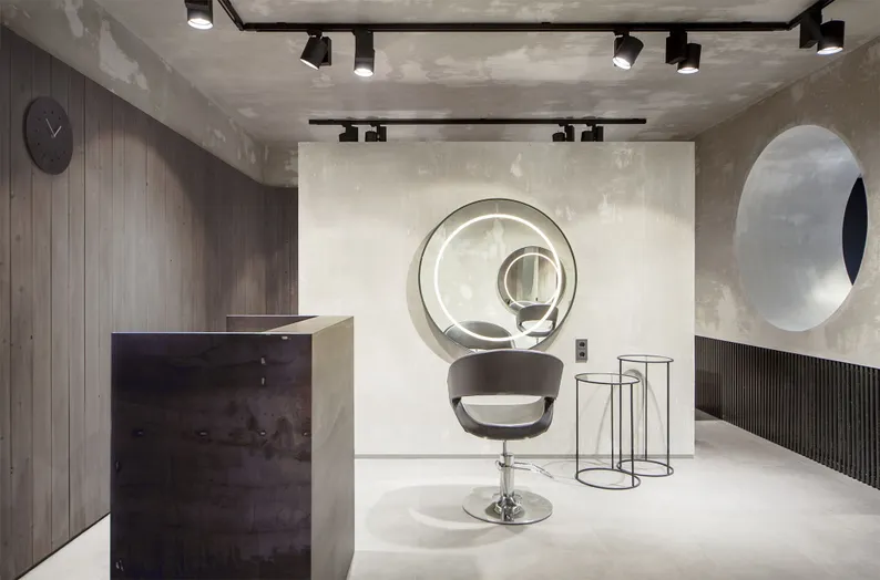 Minimalistischer Schönheitssalon