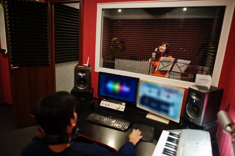 Renting a sound studio