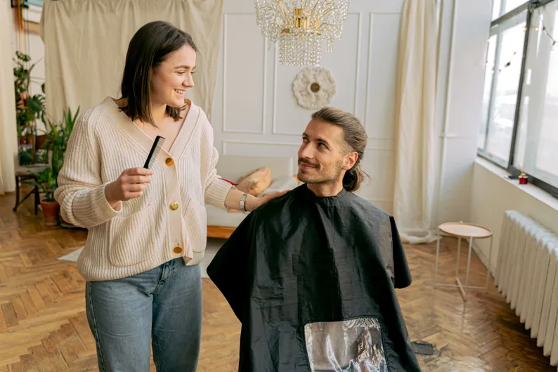 Terminbuchung im Friseursalon