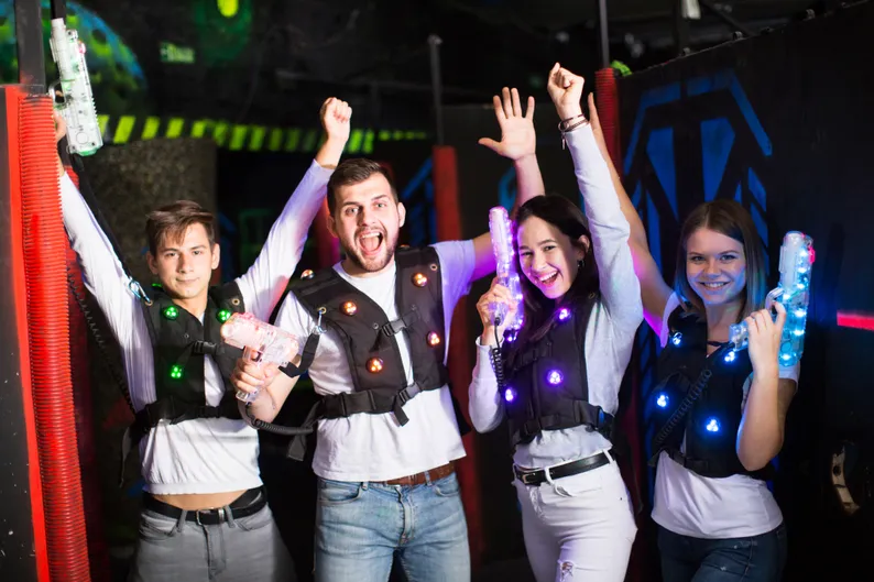 Online-Buchung für Lasertag