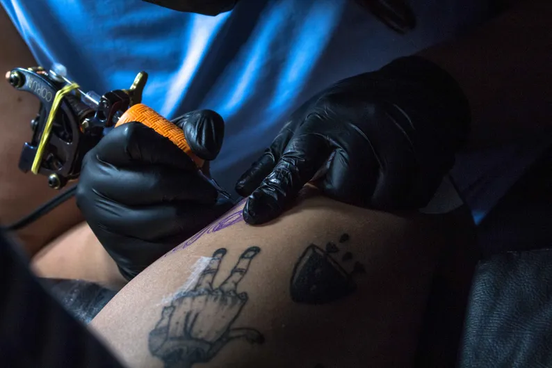 Black & White tattoo