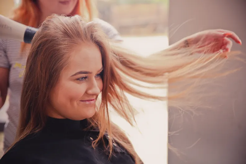 A hairstyle