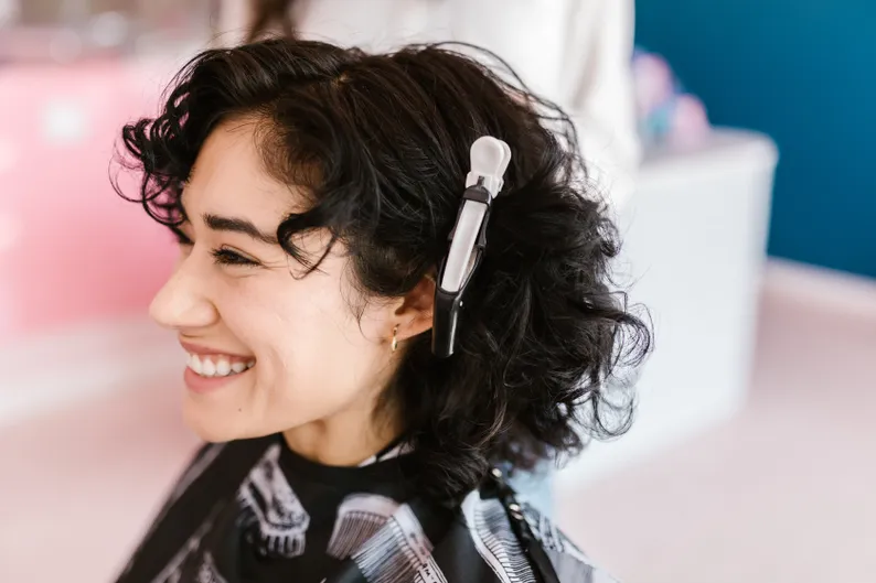 A hairstyle