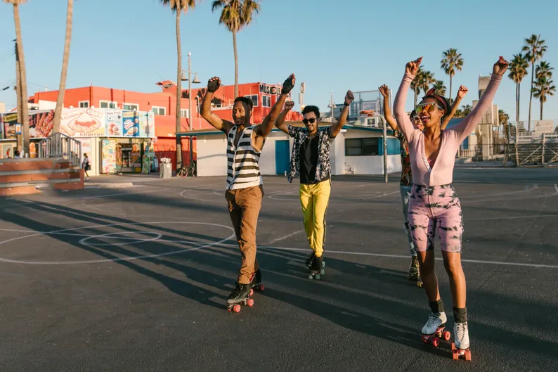 Roller skating training