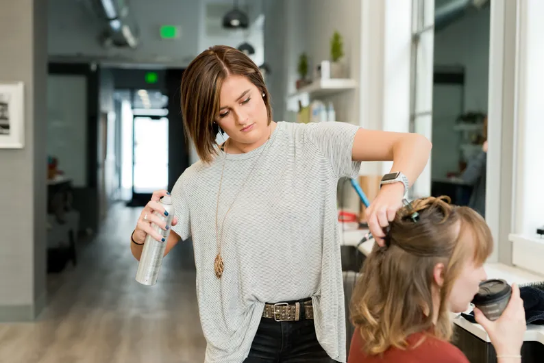 A hair salon