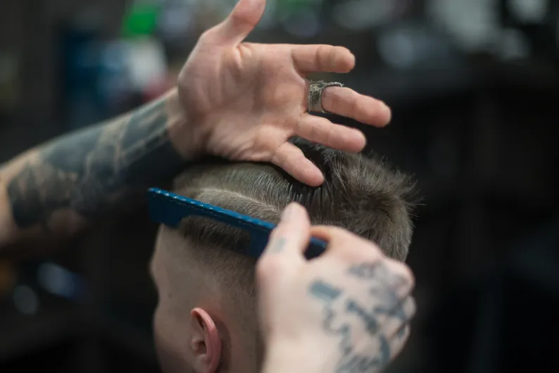Short male haircut