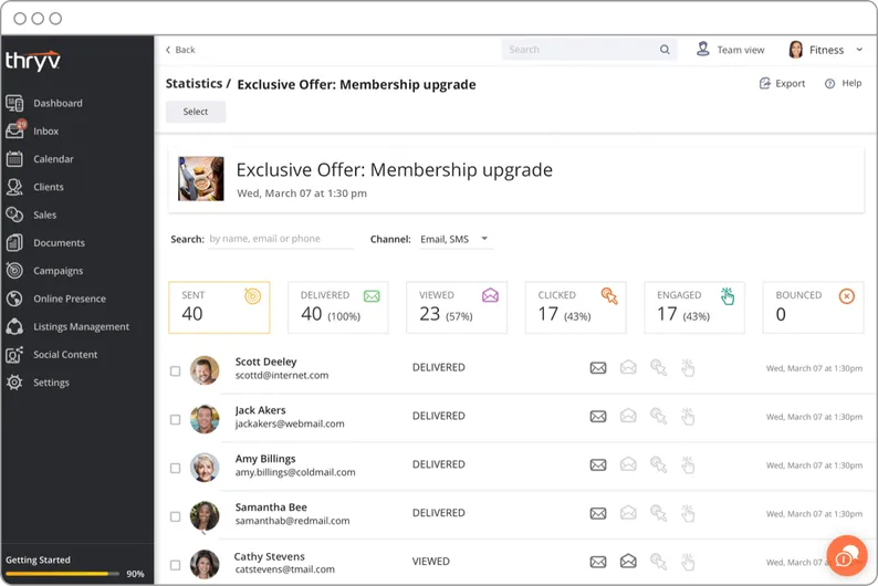 Thryv appointment scheduling software