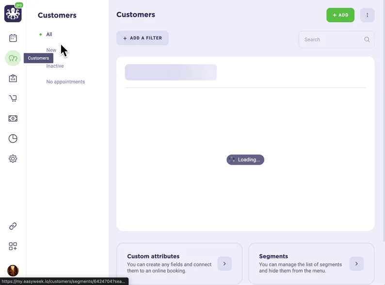 Customer blacklisting feature