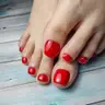 Стопа + пальчики + однотонка