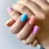 Maniküre mit Gel/Gellack ( durchschnittliche Länge )
