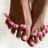 Повний педикюр+однотонне покриття
