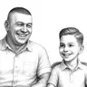 Батько та син ( Чоловіча + Дитяча стрижка)