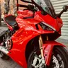 Recubrimiento cerámico de una motocicleta