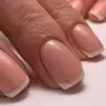 Ablösen + Maniküre + einfarbiger Gel Polish(Schellack) + Frenc, gradient, babyboomer.