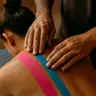 Taping (Kinesiologisches Tape) Erweiterte Anwendung (mehrere Zonen)
