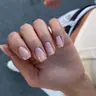 Hygienic manicure with regular polish