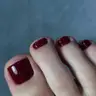 Педикюр з покриттям лаком