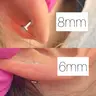 Downsize (Diminuição da Haste do Piercing - Depois da Cicatrização)