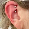 PIERCING ORELHA: Torre (Rook)