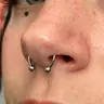 PIERCING NARIZ: Septo (Septum)