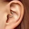 PIERCING ORELHA: Daith