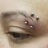 PIERCING SOBRANCELHA: Duplo Sobrancelha ( Double Eyebrow)