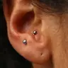PIERCING ORELHA: Anti-Tragus