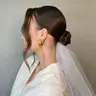 Пробна весільна зачіска
