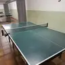Tischtennis Hinten