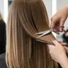 Waschen Schneiden Lange Haare