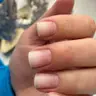 Комбінований манікюр без покриття