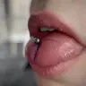 Piercing język