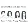 Mittellang: Meches tönen, schneiden und föhnen