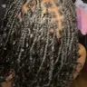 Boho knotless bob