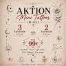 2 Tattoos bis 3 cm für nur 99 €