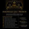 Dekoracja sali - PREMIUM
