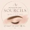 Retouche des sourcils: après 2 à 12 mois