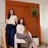 Fotowand rostbraun