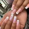Nagel Auffüllung mit French oder Babyboomer Acryl oder Gel